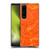 Suzan Lind Marble 2 Honey Orange Soft Gel Case for Sony Xperia 1 III