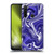 Suzan Lind Marble 2 Dark Violet Soft Gel Case for Xiaomi Redmi Note 8T