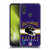 NFL Baltimore Ravens Graphics Helmet Typography Soft Gel Case for Motorola Moto E6s (2020)