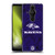 NFL Baltimore Ravens Graphics Coloured Marble Soft Gel Case for Sony Xperia Pro-I