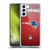 NFL New England Patriots Graphics Football Soft Gel Case for Samsung Galaxy S21+ 5G