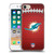 NFL Miami Dolphins Graphics Football Soft Gel Case for Apple iPhone 7 / 8 / SE 2020 & 2022