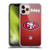 NFL San Francisco 49ers Graphics Football Soft Gel Case for Apple iPhone 11 Pro