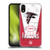 NFL Atlanta Falcons Logo Art Banner Soft Gel Case for Apple iPhone XR
