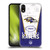NFL Baltimore Ravens Logo Art Banner Soft Gel Case for Apple iPhone XR