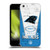 NFL Carolina Panthers Logo Art Banner Soft Gel Case for Apple iPhone 5c