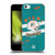 NFL Miami Dolphins Logo Art Helmet Distressed Soft Gel Case for Apple iPhone 5c