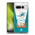 NFL Miami Dolphins Logo Art Banner Soft Gel Case for Google Pixel 7 Pro
