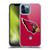 NFL Arizona Cardinals Logo Plain Soft Gel Case for Apple iPhone 12 Pro Max