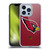 NFL Arizona Cardinals Logo Football Soft Gel Case for Apple iPhone 13 Pro