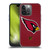 NFL Arizona Cardinals Logo Football Soft Gel Case for Apple iPhone 14 Pro