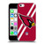 NFL Arizona Cardinals Logo Stripes Soft Gel Case for Apple iPhone 5c