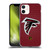 NFL Atlanta Falcons Logo Football Soft Gel Case for Apple iPhone 12 Mini