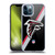 NFL Atlanta Falcons Logo Stripes Soft Gel Case for Apple iPhone 12 Pro Max