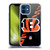 NFL Cincinnati Bengals Logo Stripes Soft Gel Case for Apple iPhone 12 / iPhone 12 Pro