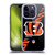 NFL Cincinnati Bengals Logo Stripes Soft Gel Case for Apple iPhone 14 Pro