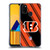 NFL Cincinnati Bengals Artwork Stripes Soft Gel Case for Samsung Galaxy M30s (2019)/M21 (2020)