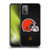 NFL Cleveland Browns Logo Football Soft Gel Case for HTC Desire 21 Pro 5G