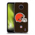 NFL Cleveland Browns Logo Plain Soft Gel Case for Nokia C10 / C20