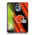 NFL Cleveland Browns Artwork Stripes Soft Gel Case for Nokia X30