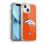 NFL Denver Broncos Logo Plain Soft Gel Case for Apple iPhone 13