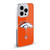 NFL Denver Broncos Logo Plain Soft Gel Case for Apple iPhone 14