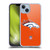 NFL Denver Broncos Logo Plain Soft Gel Case for Apple iPhone 14 Plus
