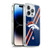 NFL Denver Broncos Logo Stripes Soft Gel Case for Apple iPhone 14 Pro