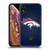 NFL Denver Broncos Logo Football Soft Gel Case for Apple iPhone XR