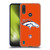 NFL Denver Broncos Logo Plain Soft Gel Case for Motorola Moto E6s (2020)