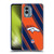 NFL Denver Broncos Artwork Stripes Soft Gel Case for Nokia X30
