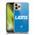 NFL Detroit Lions Logo Distressed Look Soft Gel Case for Apple iPhone 11 Pro
