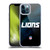 NFL Detroit Lions Logo Blur Soft Gel Case for Apple iPhone 12 Pro Max