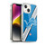 NFL Detroit Lions Logo Stripes Soft Gel Case for Apple iPhone 14