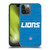 NFL Detroit Lions Logo Distressed Look Soft Gel Case for Apple iPhone 14 Pro Max