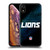 NFL Detroit Lions Logo Blur Soft Gel Case for Apple iPhone XR
