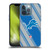 NFL Detroit Lions Artwork Stripes Soft Gel Case for Apple iPhone 13 Pro