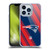 NFL New England Patriots Artwork Stripes Soft Gel Case for Apple iPhone 13 Pro