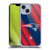 NFL New England Patriots Artwork Stripes Soft Gel Case for Apple iPhone 14