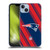 NFL New England Patriots Artwork Stripes Soft Gel Case for Apple iPhone 14 Plus