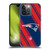 NFL New England Patriots Artwork Stripes Soft Gel Case for Apple iPhone 14 Pro