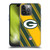 NFL Green Bay Packers Artwork Stripes Soft Gel Case for Apple iPhone 14 Pro