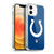 NFL Indianapolis Colts Logo Plain Soft Gel Case for Apple iPhone 12 / iPhone 12 Pro & MagSafe