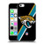 NFL Jacksonville Jaguars Logo Stripes Soft Gel Case for Apple iPhone 5c