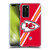 NFL Kansas City Chiefs Logo Stripes Soft Gel Case for Huawei P40 5G