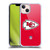 NFL Kansas City Chiefs Logo Plain Soft Gel Case for Apple iPhone 13
