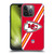 NFL Kansas City Chiefs Logo Stripes Soft Gel Case for Apple iPhone 14 Pro