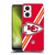 NFL Kansas City Chiefs Logo Stripes Soft Gel Case for OPPO Reno8 Lite