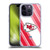NFL Kansas City Chiefs Artwork Stripes Soft Gel Case for Apple iPhone 14 Pro