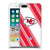 NFL Kansas City Chiefs Artwork Stripes Soft Gel Case for Apple iPhone 7 Plus / iPhone 8 Plus